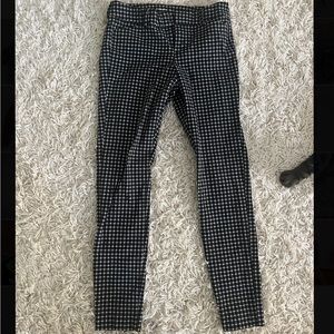Old Navy Pixie pants black and white checker